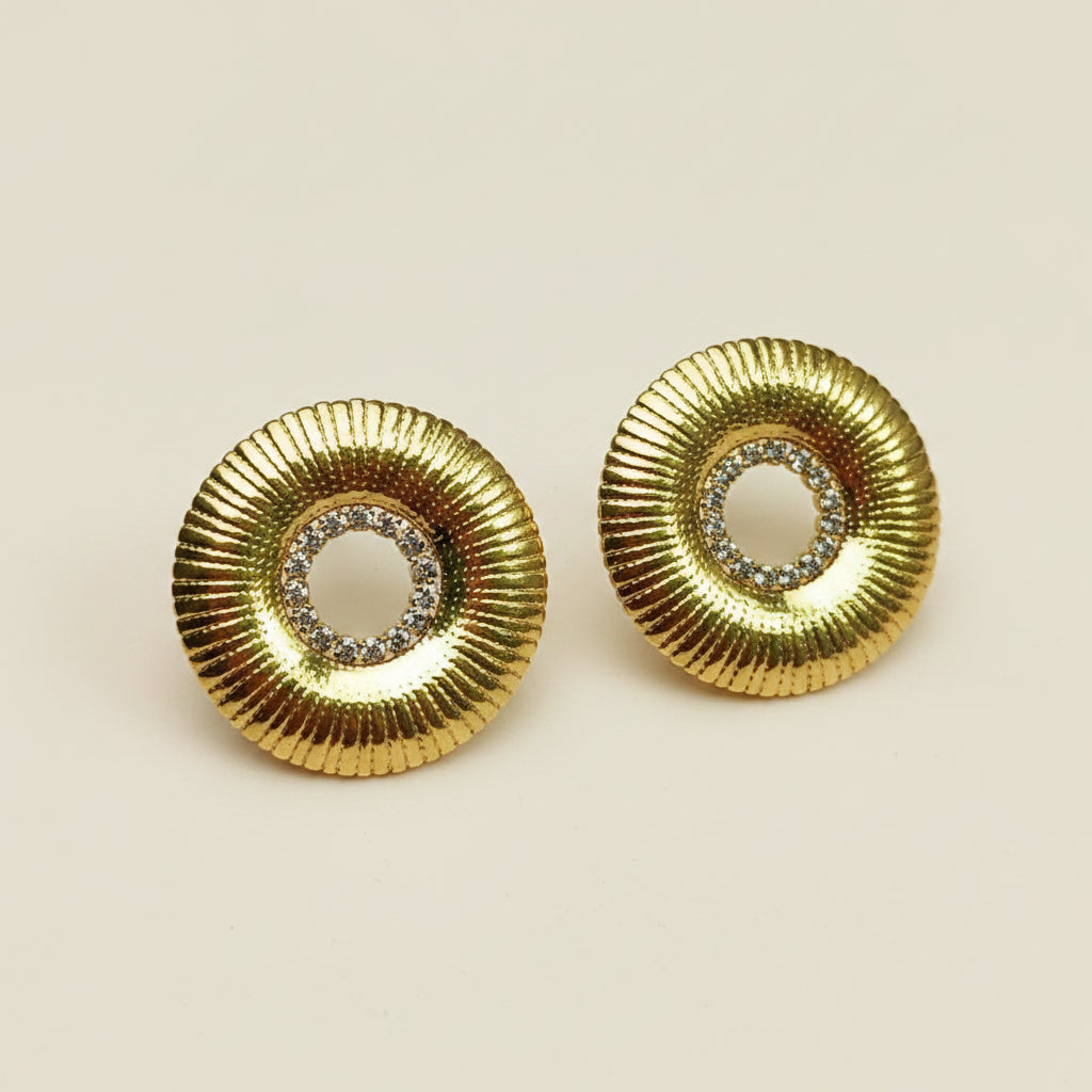 ARETES DONA CENTRO DORADO