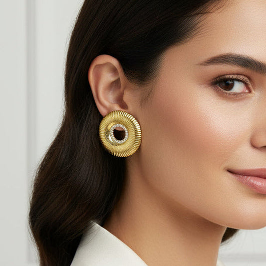 ARETES DONA CENTRO DORADO