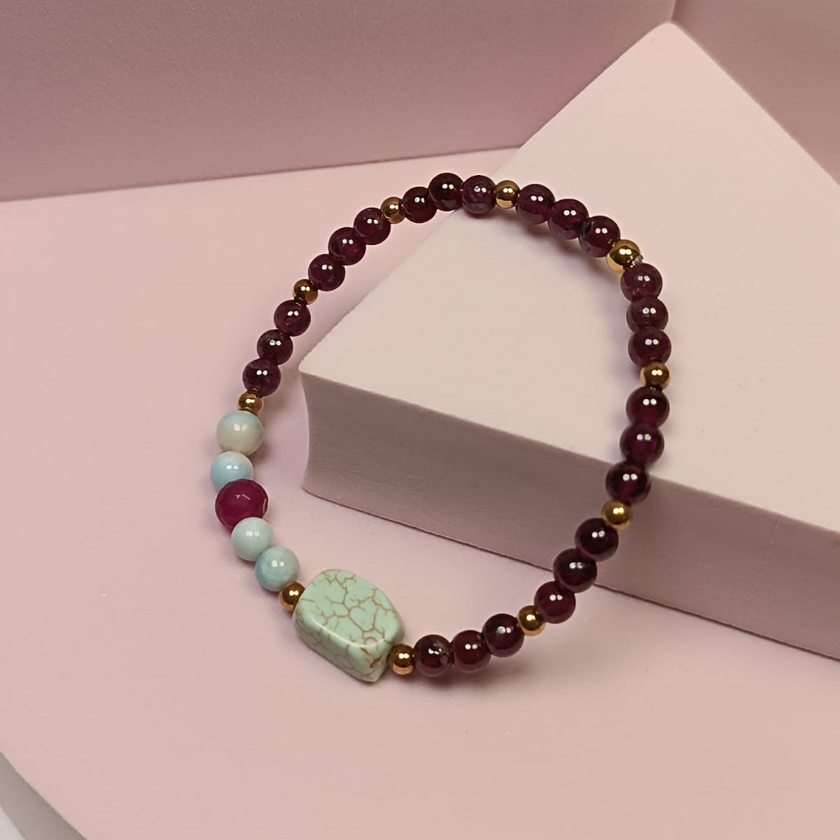 PULSERA DE AUTOR PIEDRA NATURAL