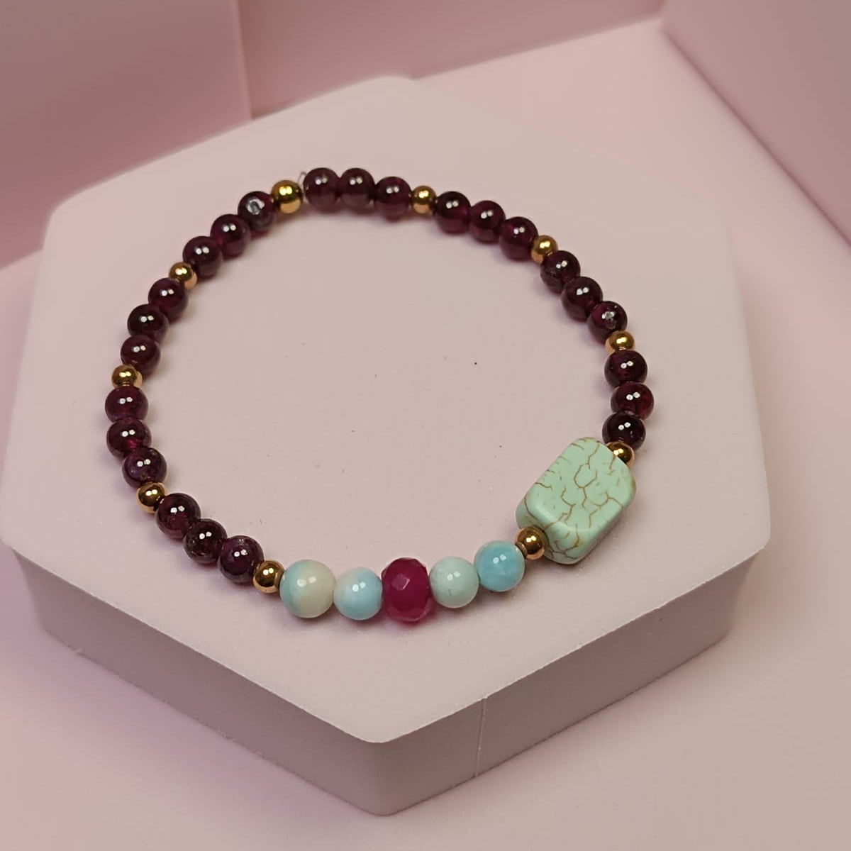 PULSERA DE AUTOR PIEDRA NATURAL