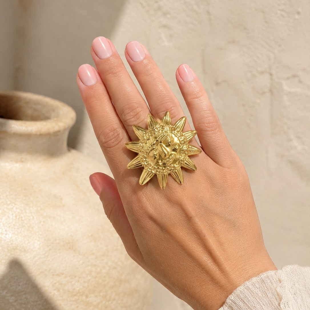 ANILLO SOL ARTESANAL